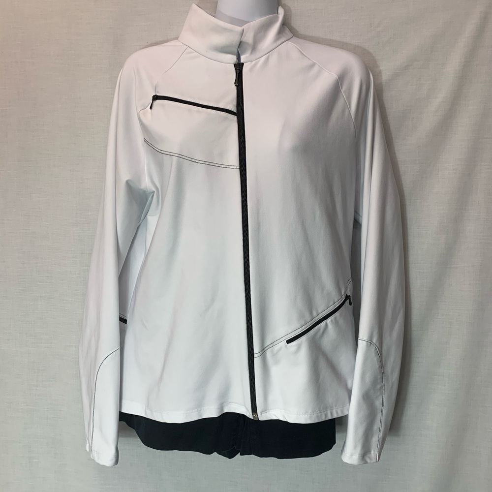 eliza audley full zip sporty jacket